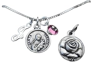Personalized Santa Teresa Necklace: A Cherished Keepsake of Faith