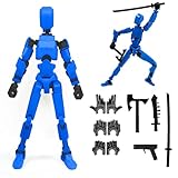 2026 New Assembly Completed-Titan 13 Action Figure,Dummy Robot 13 Action Figures Set,3D Printed Multi-Jointed Action Figures,Nova 13 Action Figure for Collectors Desktop Decorations (Blue)