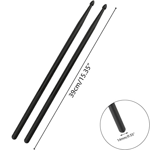 Tuoren 3 Pair Drum Brushes Drum Sticks Set 1 Pair Retractable Drum Wire Brushes 1 Pair Bamboo Rods Drum Brushes 1 Pair 5A Nylon Drumsticks Percussion Instrument Accessories With Portable Storage Bag #TOP1