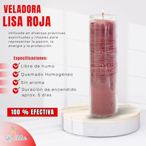 La mejor selección de Veladora roja los mejores 10. 2 Imagen adicional