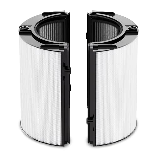360° Combi Air Purifier Filter Replacement for Dyson HP1 HP2 TP09 TP07 TP06 TP04 TP10 TP7A HP04 HP06 HP07 HP09 HP10 HP4A HP7A PH01 PH02 PH03 PH04 PH3A PC1 PC2, PINREK H13 Hepa & Carbon Filter, 1 Pack