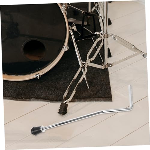 Support de batterie tom robuste fixation en métal stable x2