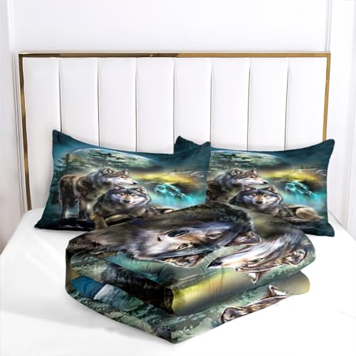 Couette avec rembourrage en polyester loup 220x240 anti-transpiration