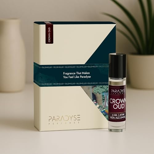 Image of Crown Oud Attar | Non-Alcoholic Perfume Oil Roll on | Luxury Attar | Premium and Long lasting | 6 ml