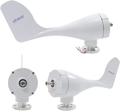 Wind Turbine Generator Kit 400W 12V with 5 Blade, with Charge Controller, Wind Power Generator for Marine, RV, Home, Windmill Generator Suit for Hybrid Solar Wind System