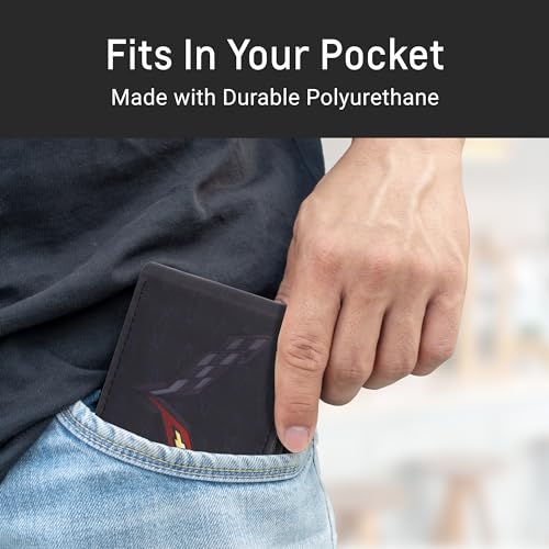 Image of Concept One GM Chevrolet Wallet, Slim Bifold Wallet with Decorative Tin Case for Men and Women, Multicolor