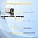 140W Electric Tank Agitator Machine with Support Hanger, 42-52cm Telescopic Range, Ideal for Ink Mixing, Paint Stirring, 220V Industrial Use