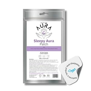 Sleepy Aura Patch Sleep Promoting Patches – Alle natuurlijke, chemische en drugsvrije slaapondersteuning, melatonine vrij, bevordert gezonde slaapcycli