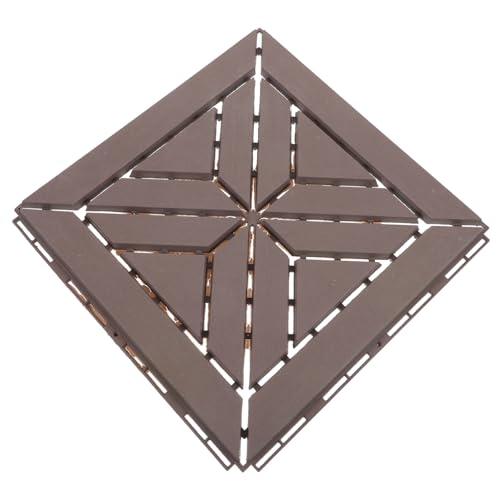 Sewroro Outdoor Plastic Garden Flooring Interlocking Deck Tiles Patio Tiles Non-slip Surface
