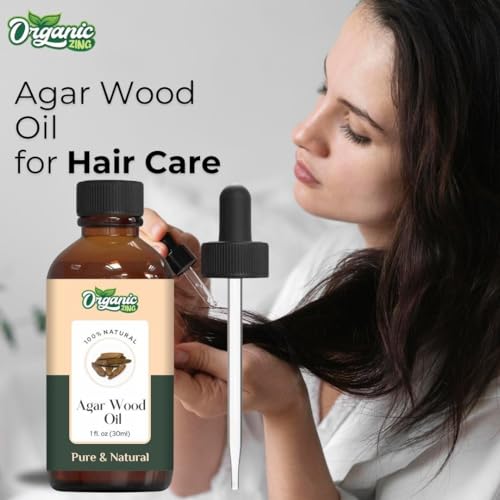 Image of Organic Zing Agarwood (Aquilaria malaccensis) Oil | Pure & Natural Essential Oil for Skincare, Aroma & Diffusers - 30ml /1.01fl oz