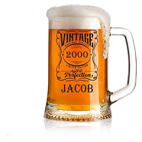 Personalised Vintage Beer Glass Tankard Gift Cover