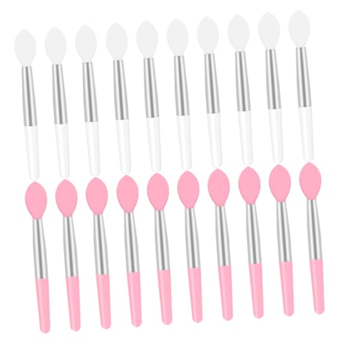 VICASKY 20pcs Portable Silicone Lip Brush High Color Rendering Lipstick Applicator for Precise Makeup for Daily Use Lip Color Testing Chic Stylish Design present for Friends and Family