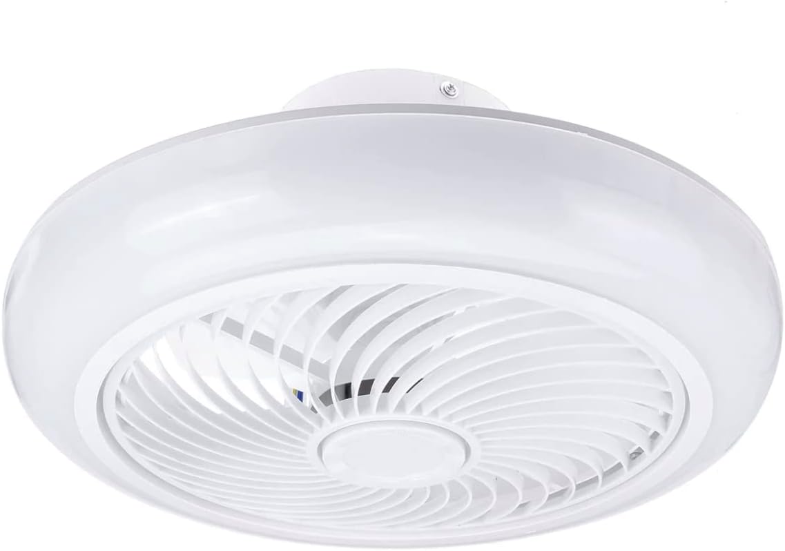 BEL AIR HOME - Ceramic Heater Fan with PTC Technology - 72W LED Ceiling Light - Energy-Efficient DC Motor - Quiet Operation