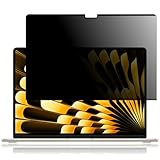 覗き見防止 macbook air 15 保護フィルム【ブルーライトカット】反射防止 アンチグレア マグネット対応 2023~2024年モデル M2~M3対応 1枚 LOE0555