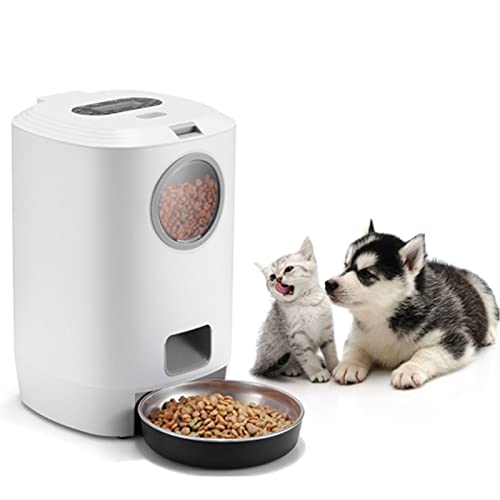 Arcwares Automatic Dog Feeder, Dry Food Dispenser for Cats, 4.5L Automatic Small & Medium Pet Feeder, Programmable with…