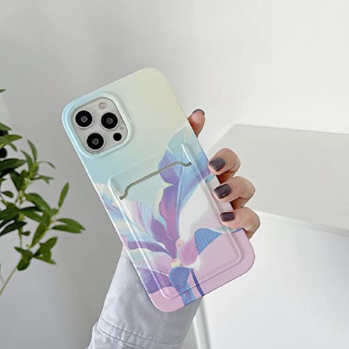 Coque Pailletée iPhone avec Porte-Carte Idéale pour Sorties et Voyages Légers