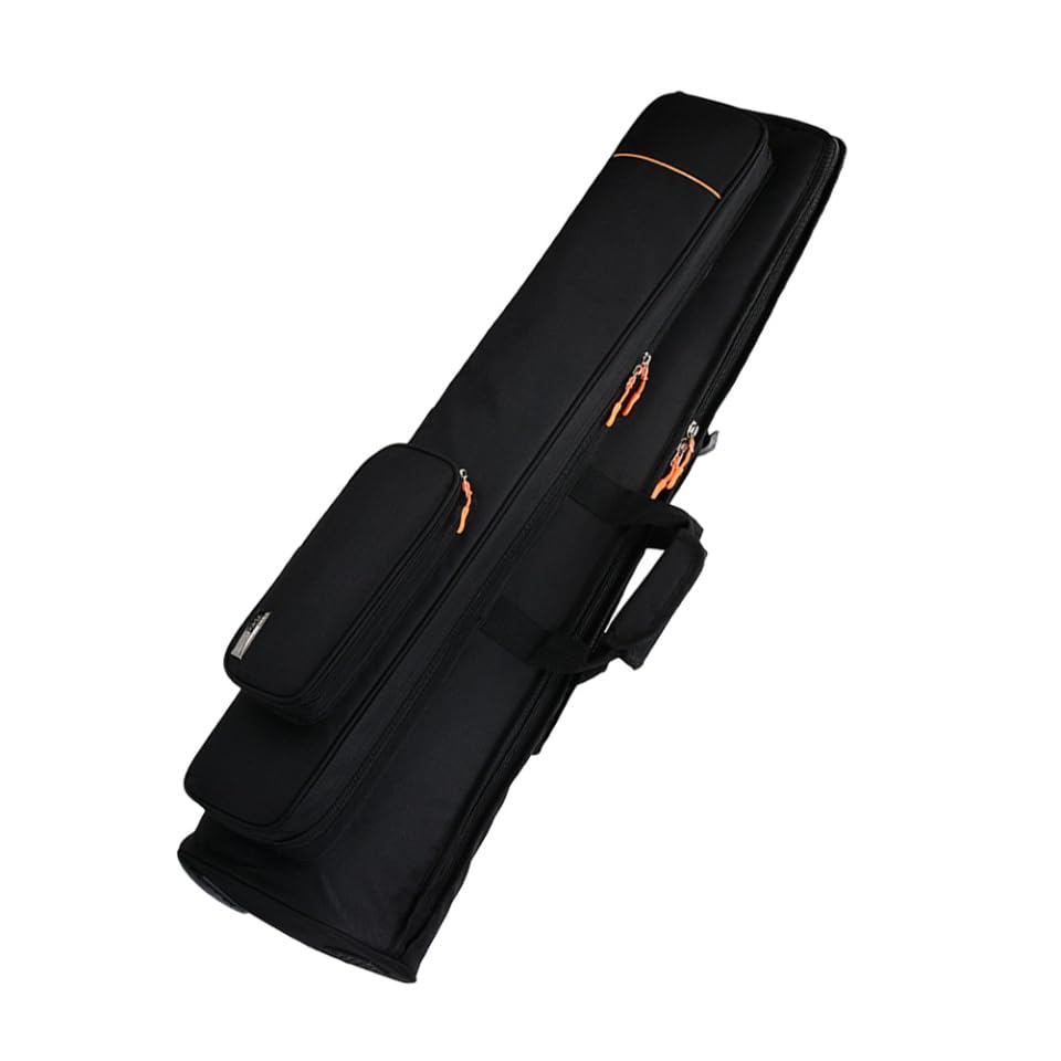 Milisten Bolsa para Trombón Tenor de Tela Oxford Negra, Estuche de Almacenamiento Acolchado Doble Asa para Transporte Seguro en Viajes y Uso Diario