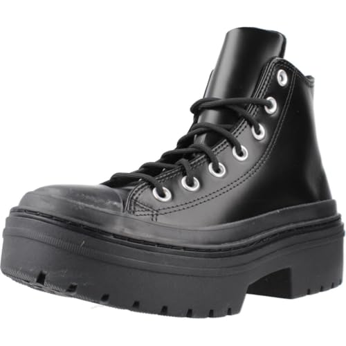 Converse Model Chuck Taylor All Star Lugged Heel Leather Platform BLKPSE