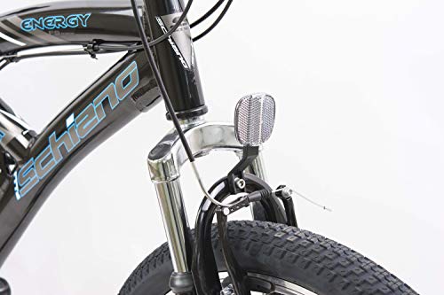 F.LLI Schiano Energy, zweifarbiges Fahrrad für Herren, schwarz-blau, 26 Zoll - Image 5