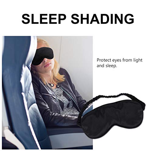 ARTIBETTER 2 Pcs Dormir Máscara de Olho de Olhos Vendados Dormir Remendo Do Olho Capa Blackout Com C