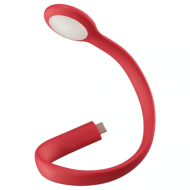stoRk HÖSTULOTA LED USB Lamp, Red, Dimmable, Adjustable Arm, Warm White, USB-C, 30 cm-image-47