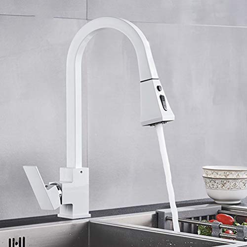 Robinet carré rétro en nickel brossé au design moderne - 2