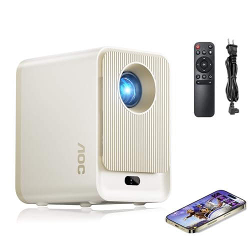 AOC 1080P Smart Projector,Fully Sealed,300 ANSI & 12000 Lume...