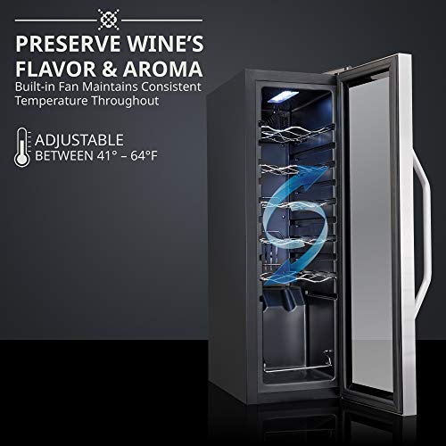 Stainless Steel Wine Cooler Refrigerator