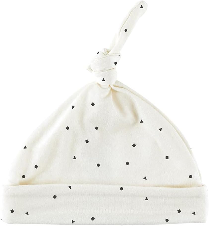 Stephan Baby Beanie Knotted Hat Soft Bamboo-Cotten Stretch Infant Layette Cap, 0-6 Month