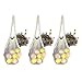 Sac Filet Maille, Sac de Courses en Coton de Fourre-Tout Tissé pour Provisions d’Achat Epicerie Rangement Poche Fruits Légumes Pliable Réutilisable (3pcs Beige)