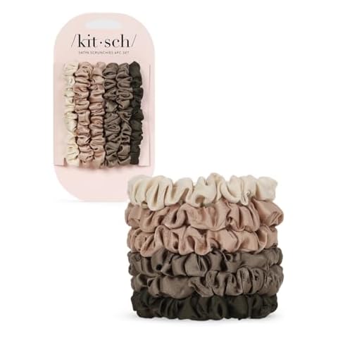 Kitsch Satin Hair Scrunchies Eucalyptus Cover