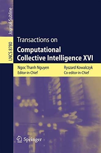 Transactions on Computational Collective Intelligence XVI: 8780 view 2