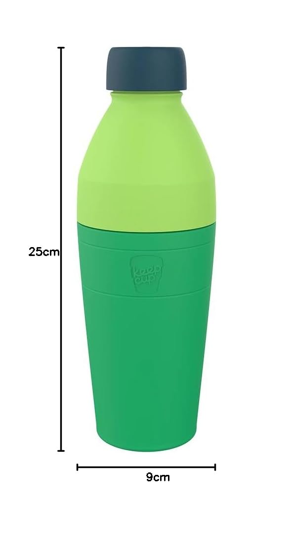 KeepCup Calenture Wasserflasche, wiederverwendbar, isoliert, Edelstahl, doppelte Öffnung mit auslaufsicherer Stahlkappe, 660 ml