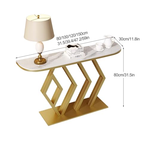 Mesa de sofá estrecha para optimizar el espacio y decorar pasillos modernos 3