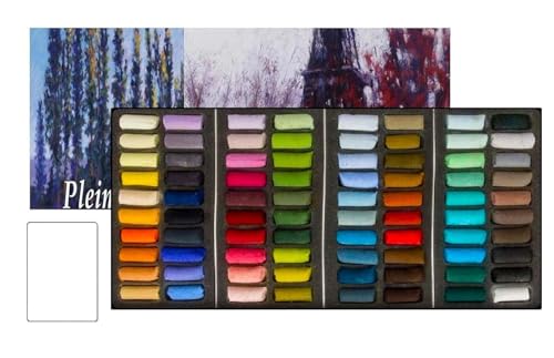 Sennelier 80 demi-pastels secs à l'écu assortiment premium openlucht et carte postale