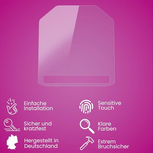 atfolix plastic glass protective film compatible with ingenico lane3000 9h hybrid-glass fx screen protector