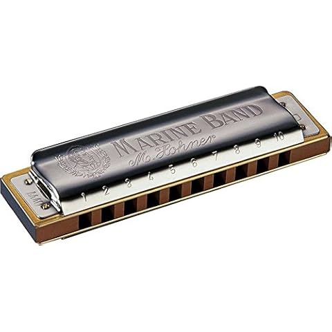 Hohner 1896 Marine Band in C, Chrome Cover