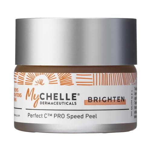 MyCHELLE Dermaceuticals Perfect C Pro Speed Face Peel, 1.2 Fl Oz - Face Peeling Treatment & Skin Peel with Vitamin C L-Ascorbic Acid & Lactic Acid to Brighten & Renew Your Skin