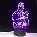 Produktbild John Cena Sport Wrestler 3D Led Nachtlicht Touch Sensor Farbwechsel Nachtlicht Für Office Room Decor Kühle Tischlampe