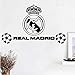 Ziruixiong Real Madrid Mur Art Autocollants Decal Décor Vinyle Affiche Murale Amovible Personnalisé Bricolage Enfants Cadeau 57 * 94 Cm