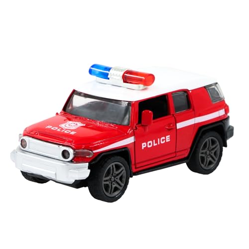 Image of GENIE'S TOY BUS 1:32 Scale Pullback Die Cast Police Jeep I Premium Alloy Metal Diecast Police Jeep I Diecast Metal Pullback Police Jeep for 3+ Year Kids