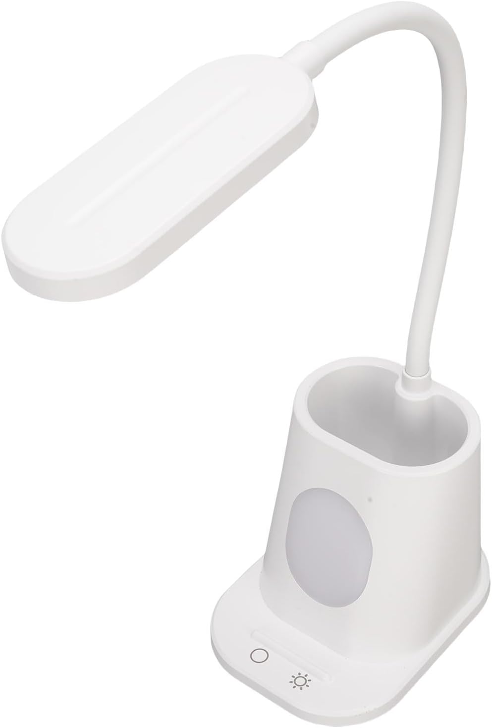 GOTOTOP Touch Control Desk Lamp, LED with 3 Color Temperature Modes, Adjustable Neck, Phone and Pen Holder for Home Office and Dorm