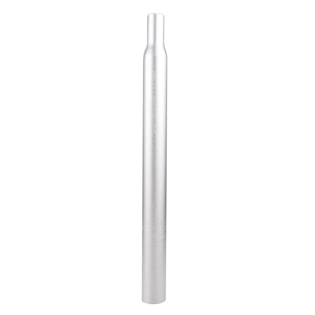 JIASHUNHE Bike Seat Post Straight Bike Seatpost Seat Post 25.4/27.2/28.6/31.6mm(Silver 27.2x350)
