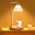 NIEGNOWOO Candle Warmer Lamp, Electric Wax Candle Warmer with Timer and Adjustable Height, Dimmable Wax Melt Warmer with 2 Bulbs for Scented Jar Candles, Home Decor, and Mother’s Day Gifts