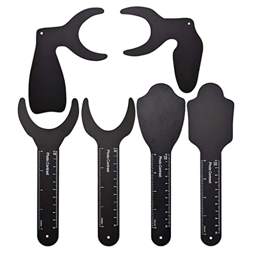 Photo Contrast Black Background Board Palatal Photography Contraster 6 Different Models Board Material