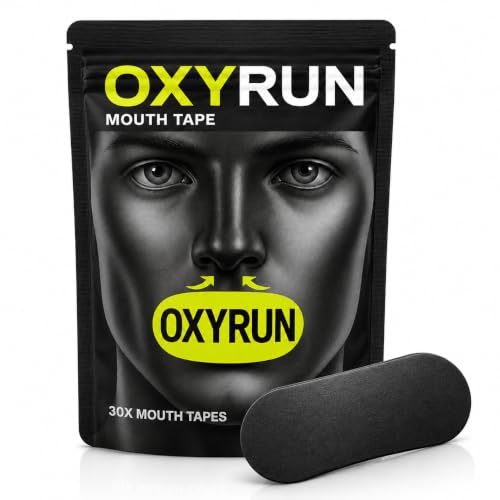 OXYRUN 30 Tiras Bucales Para Dormir   Mouth Tape   Cinta Bucal Para Dormir   Antironquidos   Cintas Bucales Para Dormir   Breathe Right   Anti Ronquidos   Respirar Mejor Por La Nariz   No Roncar