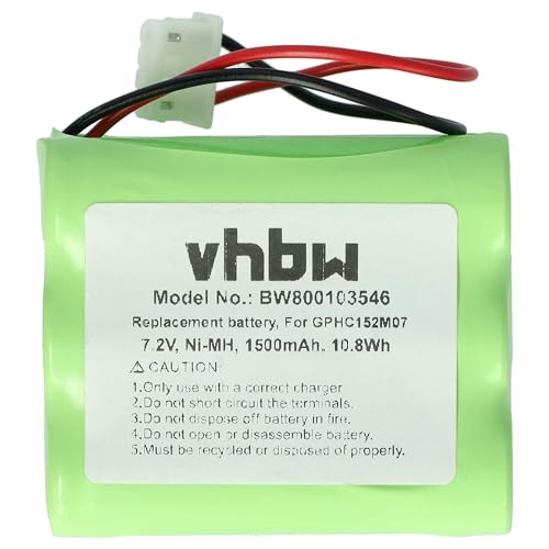 vhbw Batterie Compatible avec Dirt Devil Evo M678 aspirateur (1500mAh, 7,2V, NiMH)