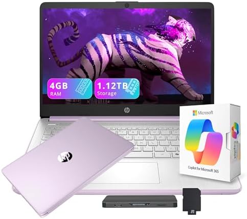 HP Flagship 14" HD Student&Business Laptop with AI Copilot, 13th ...