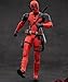 JAMRYSE ZD Toys Wolverine Action Figure, Movie Collectible Edition, 1/10 Scale Full Set Articulated Figure, 7 Inches (Deadpool)