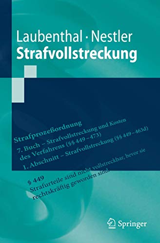 Strafvollstreckung (Springer-Lehrbuch) (German Edition) Strafvollstreckung (Springer-Lehrbuch) (German Edition)